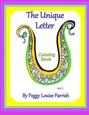 Book cover for The Unique Letter U Coloring Book