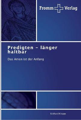 Book cover for Predigten - langer haltbar