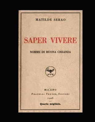 Book cover for Saper vivere
