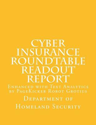 Book cover for Cyber Insurance Roundtable Readout Report