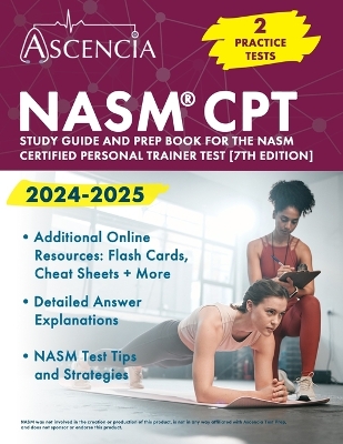 Book cover for NASM CPT Study Guide 2024-2025