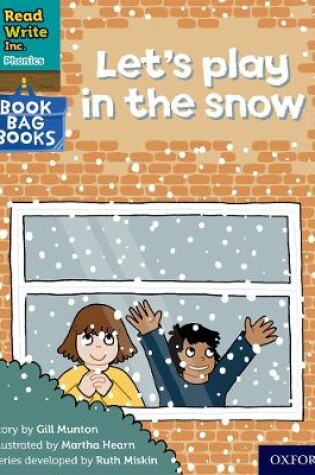 Cover of Read Write Inc. Phonics: Let's play in the snow (Pink Set 3 Book Bag Book 9)