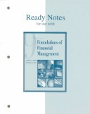 Book cover for Ready Notes for Use with Foundations of Financial Management