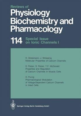 Book cover for Reviews of Physiology, Biochemistry and Pharmacology 114