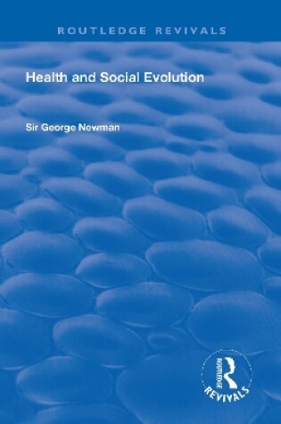 Cover of Health and Social Evolution