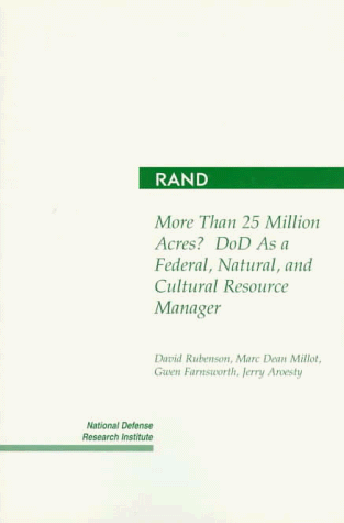 Book cover for More Than 25 Million Acres?