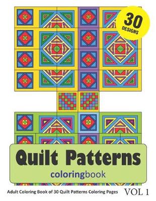 Book cover for Quilt Patterns Coloring Book