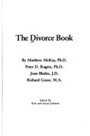 Cover of The Divorce Book