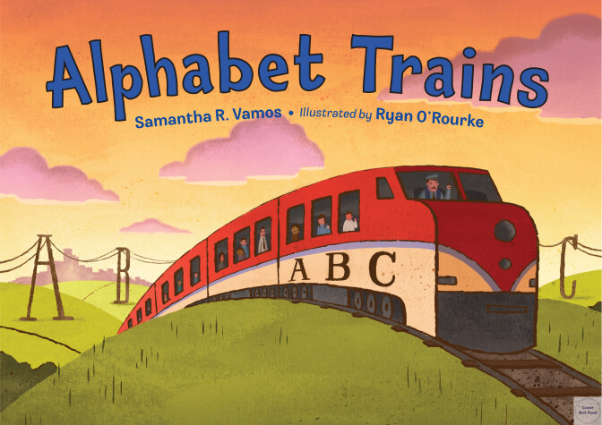 Book cover for Alphabet Trains