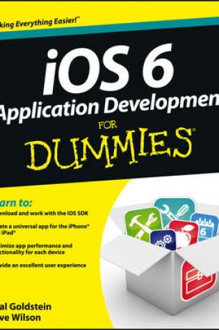 Cover of iOS 6 Application Development For Dummies