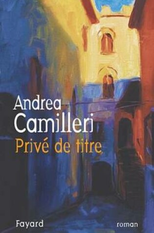 Cover of Prive de Titre