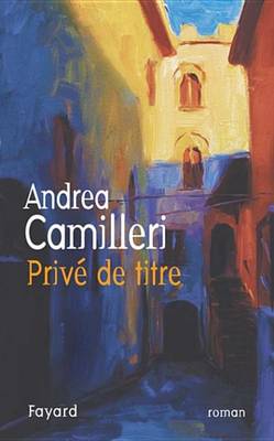 Book cover for Prive de Titre