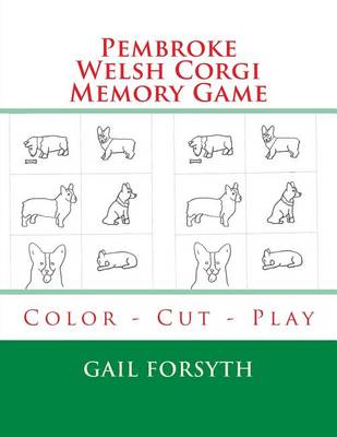 Book cover for Pembroke Welsh Corgi Memory Game