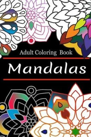 Cover of mandalas adult coloring book