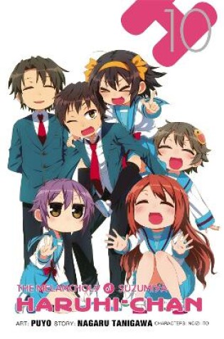 Cover of The Melancholy of Suzumiya Haruhi-Chan, Vol. 10