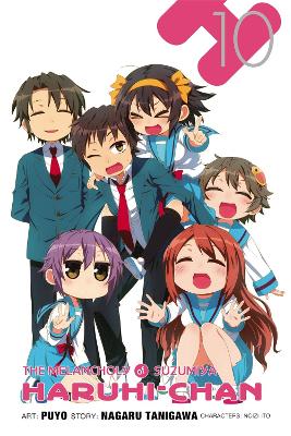 Book cover for The Melancholy of Suzumiya Haruhi-Chan, Vol. 10