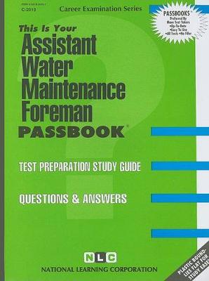 Book cover for Assistant Water Maintenance Foreman