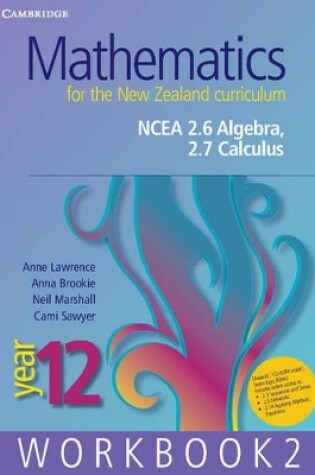 Cover of Mathematics for the New Zealand Curriculum Year 12 Workbook 2