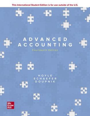 Book cover for ISE Advanced Accounting