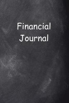 Cover of Financial Journal Chalkboard Design