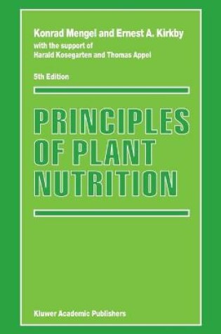 Cover of Principles of Plant Nutrition