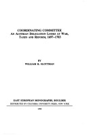 Cover of Coordinating Committee
