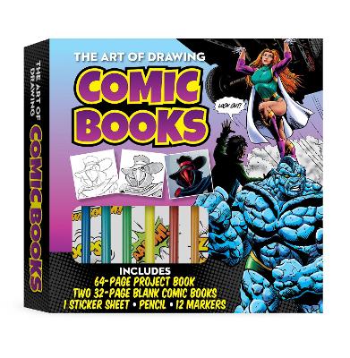 Book cover for The Art of Drawing Comic Books Kit