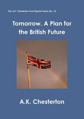 Book cover for Tomorrow. A Plan for the British Future