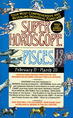 Book cover for Super Horoscope: Pisces 1999