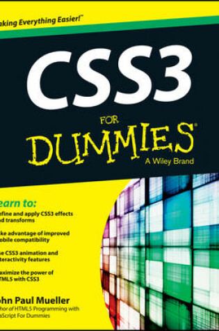 Cover of CSS3 For Dummies