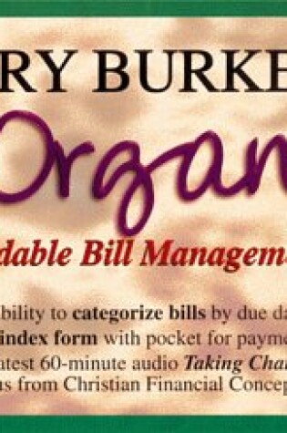 Cover of Larry Burkett's Bill Organizer
