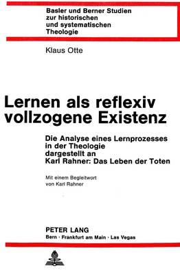 Book cover for Lernen ALS Reflexiv Vollzogene Existenz