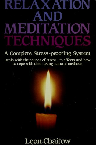 Cover of Relaxation and Meditation Techniques
