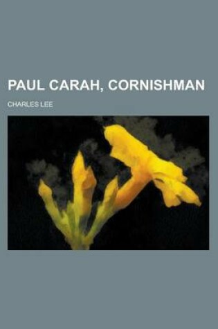 Cover of Paul Carah, Cornishman