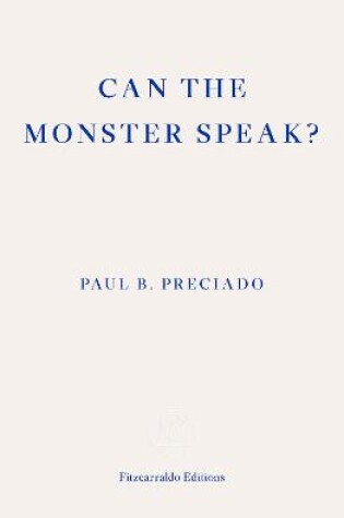 Cover of Can the Monster Speak?