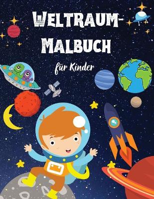 Book cover for Weltraum-Malbuch f�r Kinder