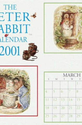 Cover of The Mini Peter Rabbit Calendar 2001