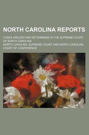 Cover of North Carolina Reports (Volume 89); Cases Argued and Determined in the Supreme Court of North Carolina