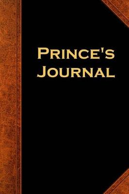 Cover of Prince's Journal Vintage Style