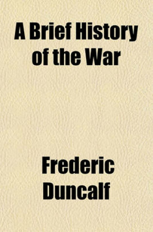 Cover of A Brief History of the War