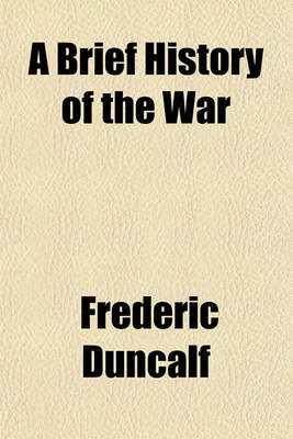 Book cover for A Brief History of the War