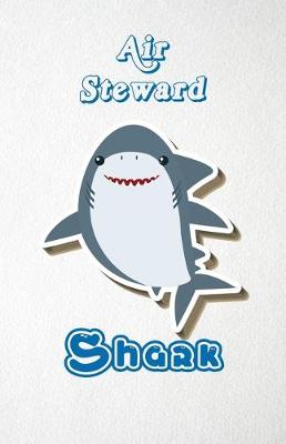 Book cover for Air Steward Shark A5 Lined Notebook 110 Pages