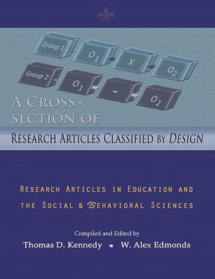 Book cover for A Cross Section of Research Articles Classified by Design