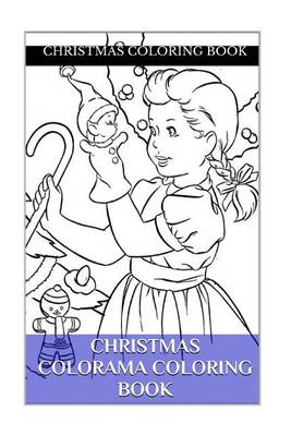 Book cover for Christmas Colorama Coloring Book