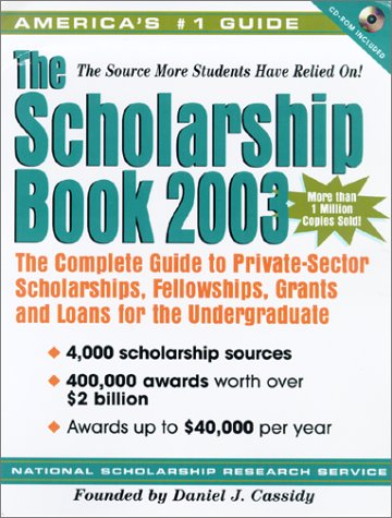 Book cover for Scholarship Book 2003