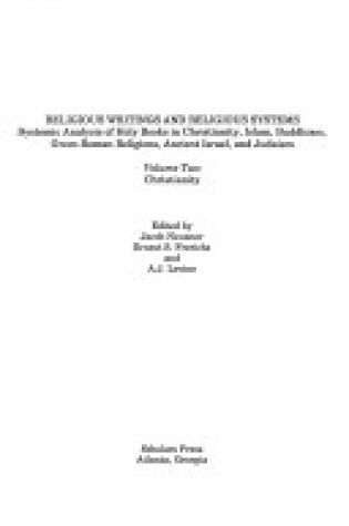 Cover of Religious Writings and Religious Systems