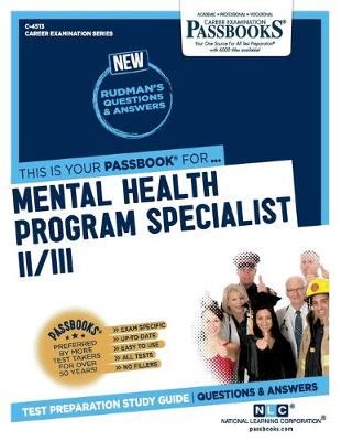 Book cover for Mental Health Program Specialist II/III (C-4513)