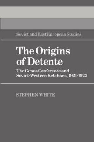 Cover of The Origins of Detente