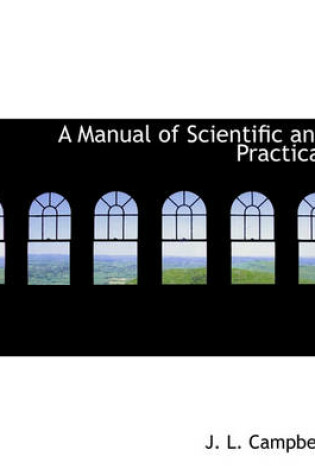 Cover of A Manual of Scientific and Practical