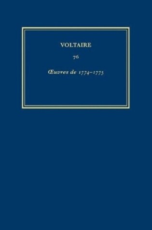 Cover of Complete Works of Voltaire 76